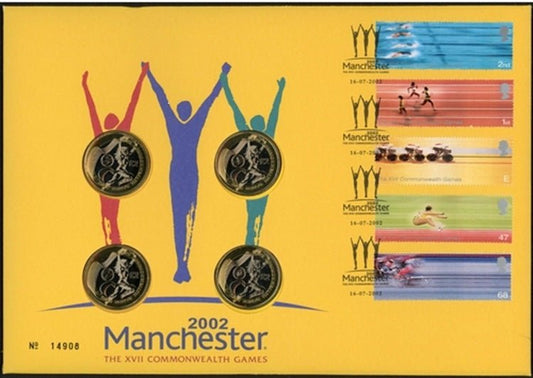 2002 Manchester Games coin cover, one of the scarcest modern coin covers.