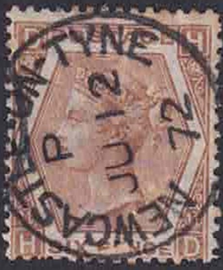 QV SG 122b Pale-Chestnut plate 11 CDS Newcastle-Upon-Tyne JU12 72