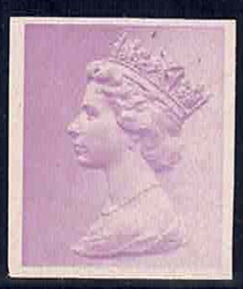 QEII 1967 Machin Undenominated Essay Pale Mauve Imperf U/M