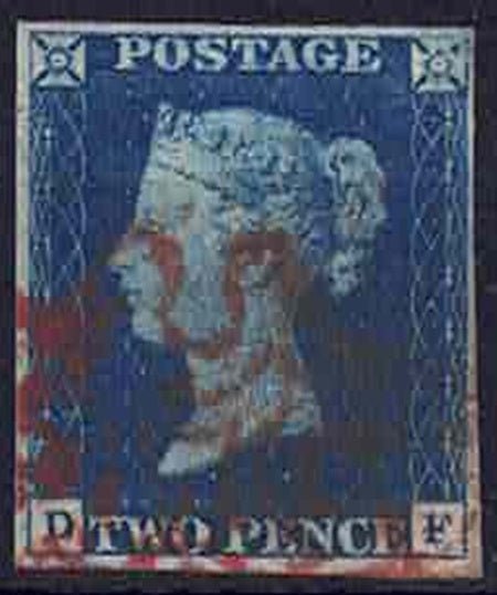 QV SG 5 Blue Plate 1 Red MX 4 margins letters D-F