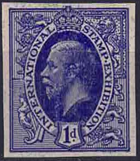 EDVII 1912 Ideal Stamp printed on Gum side U/M