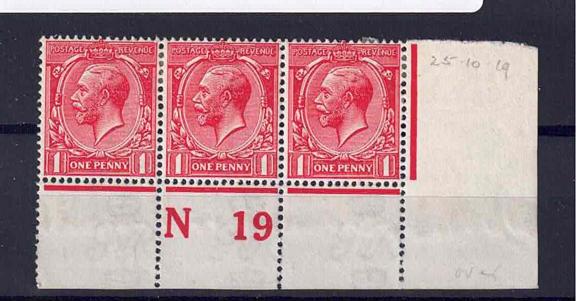 GV SG357 Variety (6) Deep brick red control N19 M/M