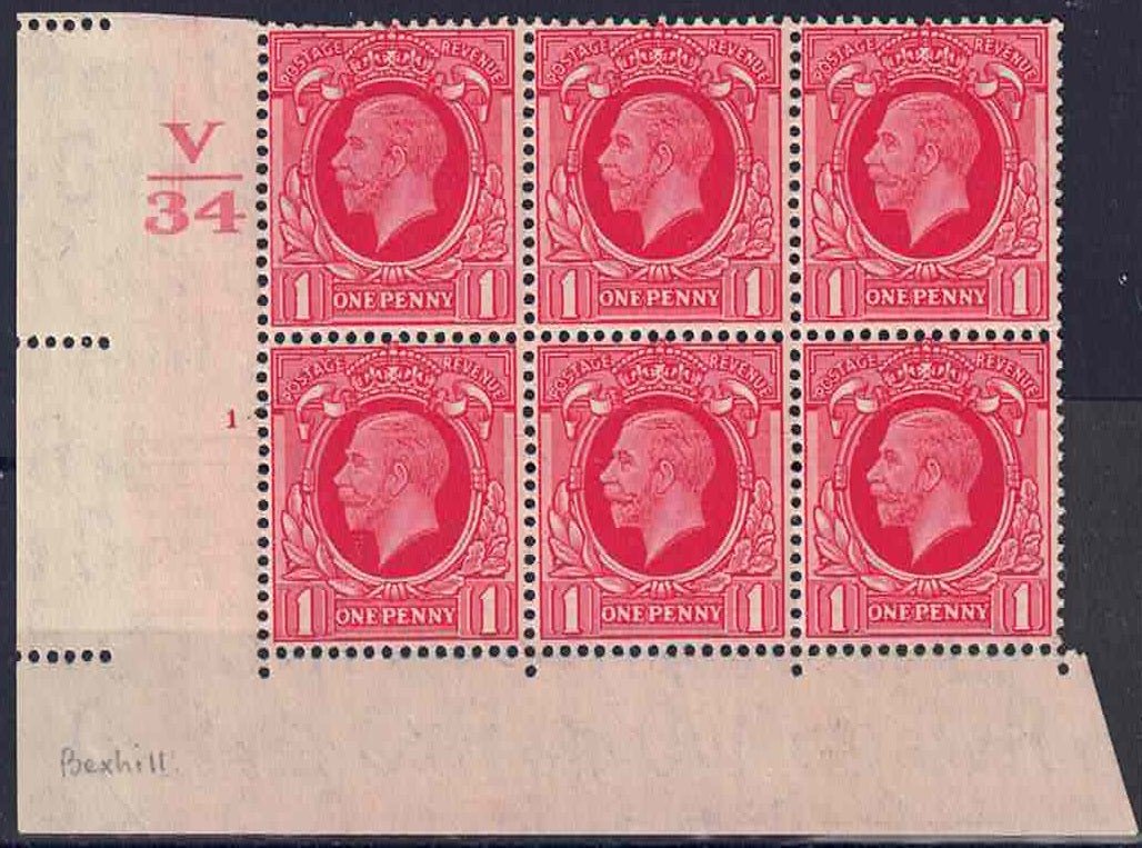 GV SG440 Spec 48 Control V34 1 no dot perf type 4 unmounted mint