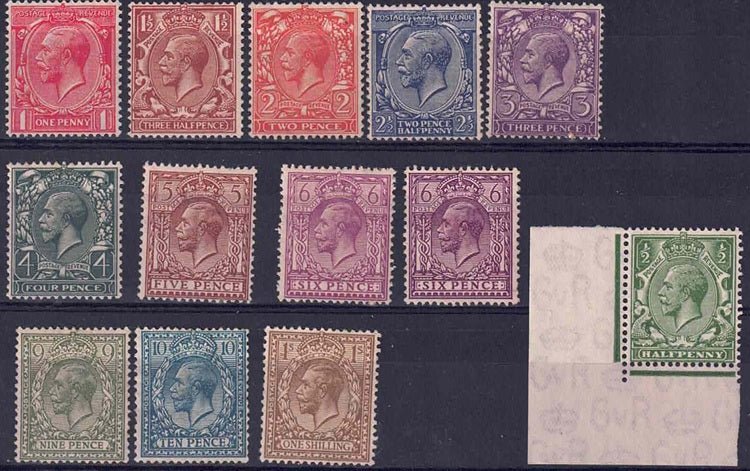 GV 1924 Block Cypher Set Unmounted/mounted