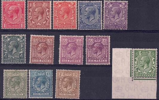 GV 1924 Block Cypher Set  Unmounted/mounted