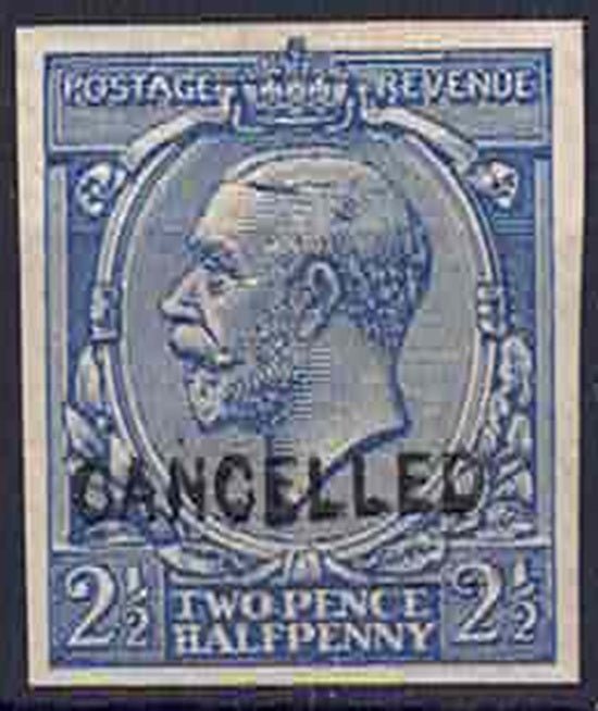 GV Royal Cypher SG371 Cancelled type 24 Imperf Unmounted