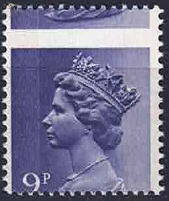 QEII 1976 9d Deep Violet SG x883 perf shift Unmounted Mint