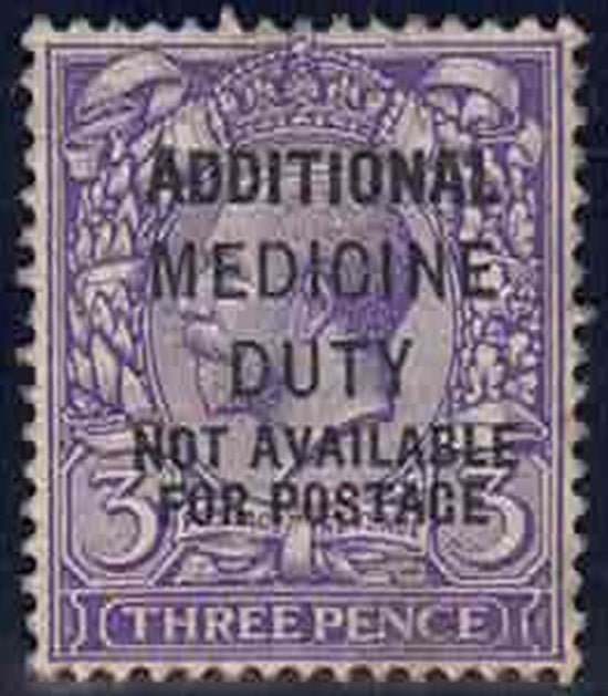 GV SG354 Overprint (Additional Medicine Duty) MM