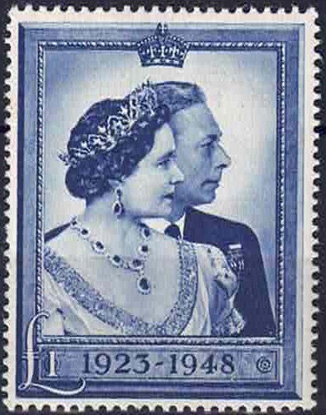 GVI  1948 £1  SG494 Royal Silver wedding Unmounted mint