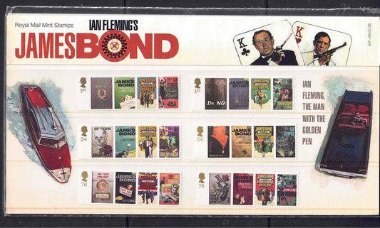 QEII 2008 (James Bond)  Presentation Pack No 407 Complete
