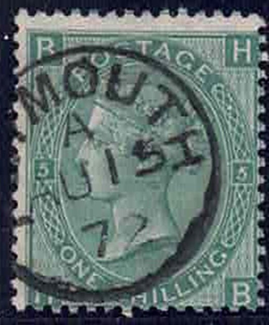QV 1867 SG117 Plate 5 CDS AUG 15 1872 VFU