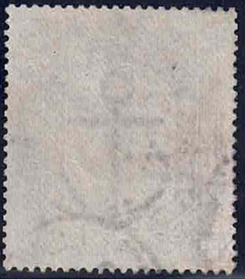 QV 1883 SG135 Greenish-Grey Plate 1, Anchor watermark with light CDS