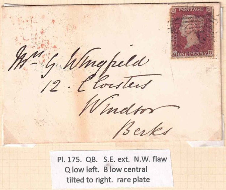 QV SG8 plate 175 cover Windsor rare plate
