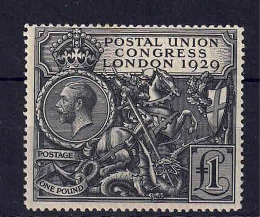 GV 1929 £1 P.U.C. SG438 Very lightly mounted mint superb item