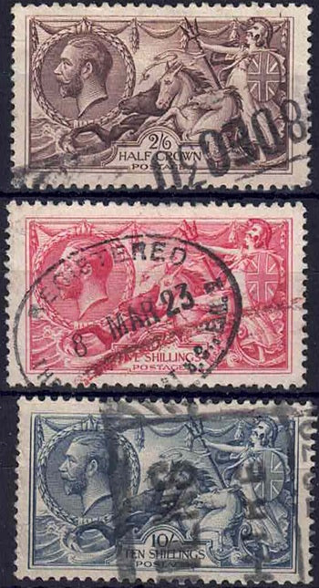 GV SG413a 416-417 Seahorse set Fine Used