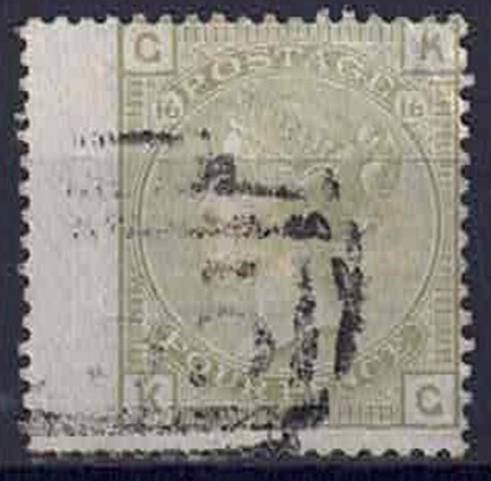 QV 1873-80 SG 153 Plate 16 wing margin fine used