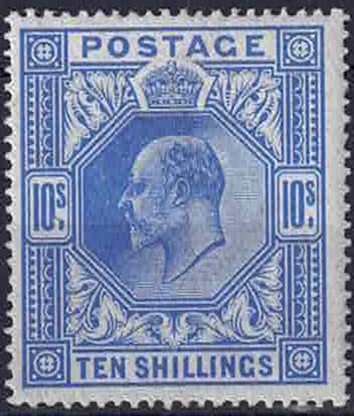 EDVII SG265-M53 (2) Deep Ultramarine very fine well centred Mounted Mint