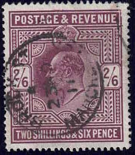 EDVII SG 317 Dark-Purple superb colour Fine used