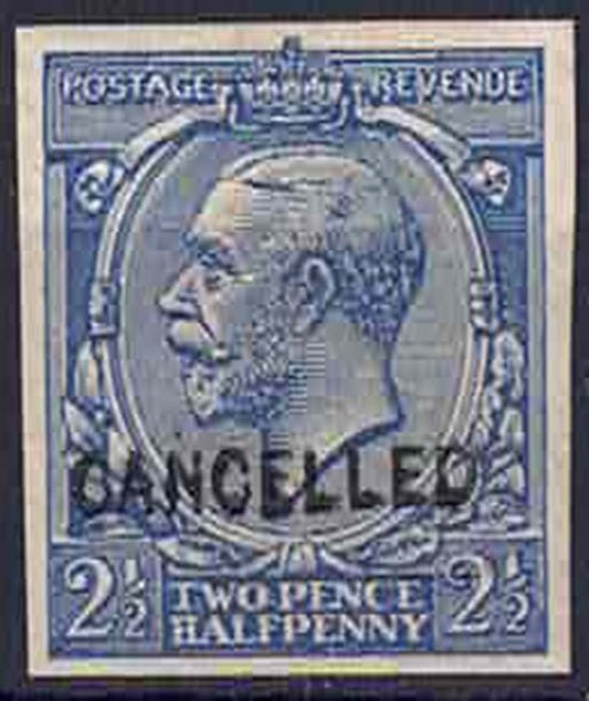 GV Royal Cypher SG371 Cancelled type 24 Imperf Unmounted
