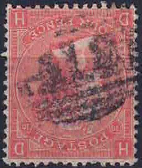 QV SG95 plate 10 Inverted Large garter watermark