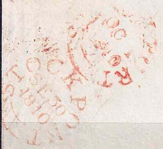 QV SG2 on cover Letters J-D Plate1b red Mx date stamp SE30 1840 Stockport