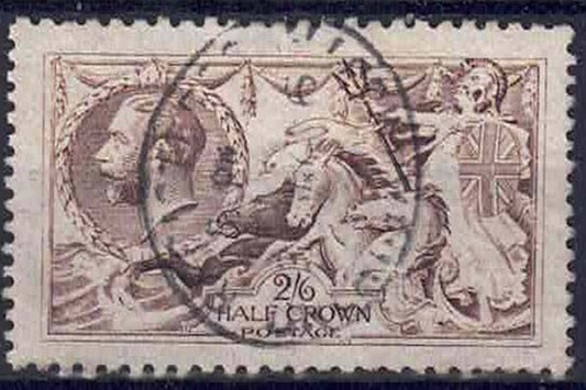 GV SG405 2/6d Seahorse from Worn plate De-La Rue fine used