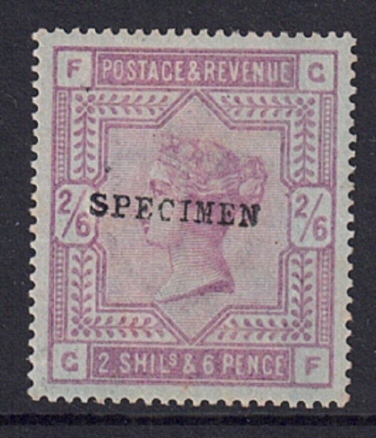 QV 1883-84 SG 175 on Blued paper (Specimen) Cat £625