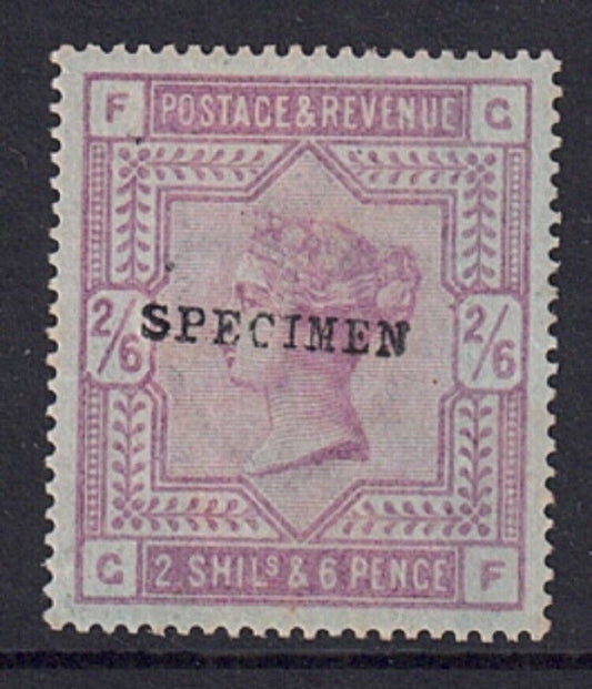 QV 1883-84 SG 175 on Blued paper (Specimen) Cat £625
